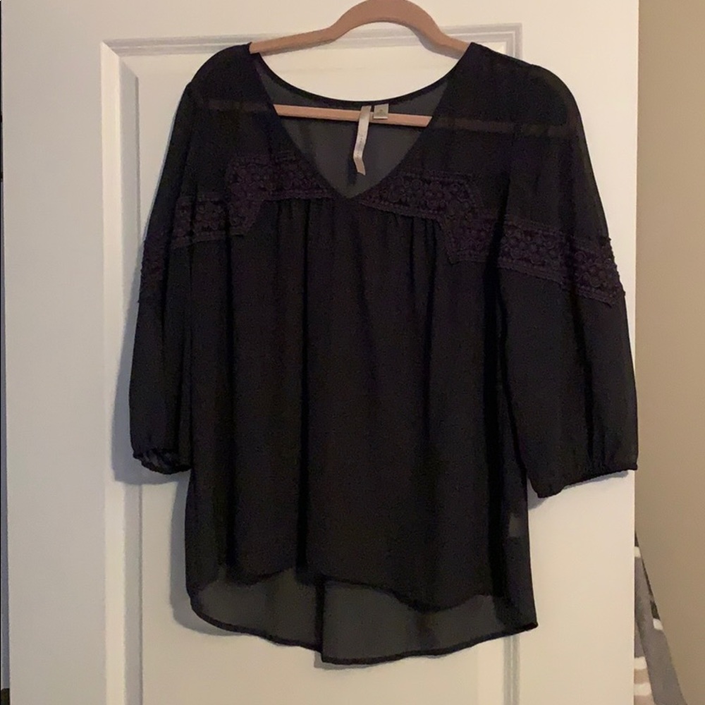 Lauren Conrad sheer top